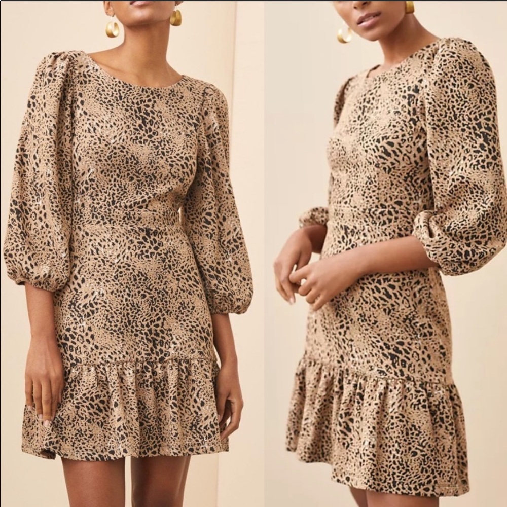 Anthropologie Maeve Knit Cut-Out Mini Dress Size 00